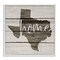 Stupell Industries Texas Rustic Typography Map Framed Giclee Art
